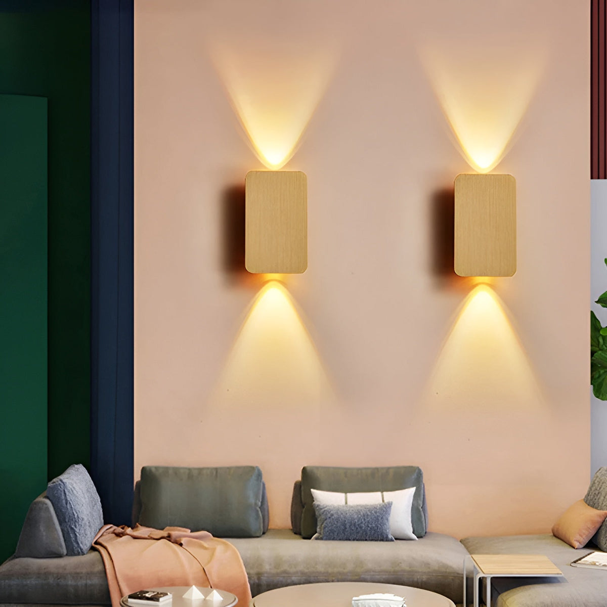 ScandiLuxe - Scandinavian Rectangular LED Wall Sconce