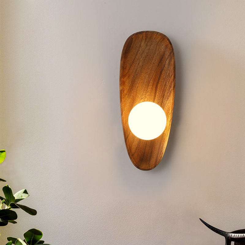 BoisLumi Wall - Natural Wood Wall Sconce for Warm Lighting