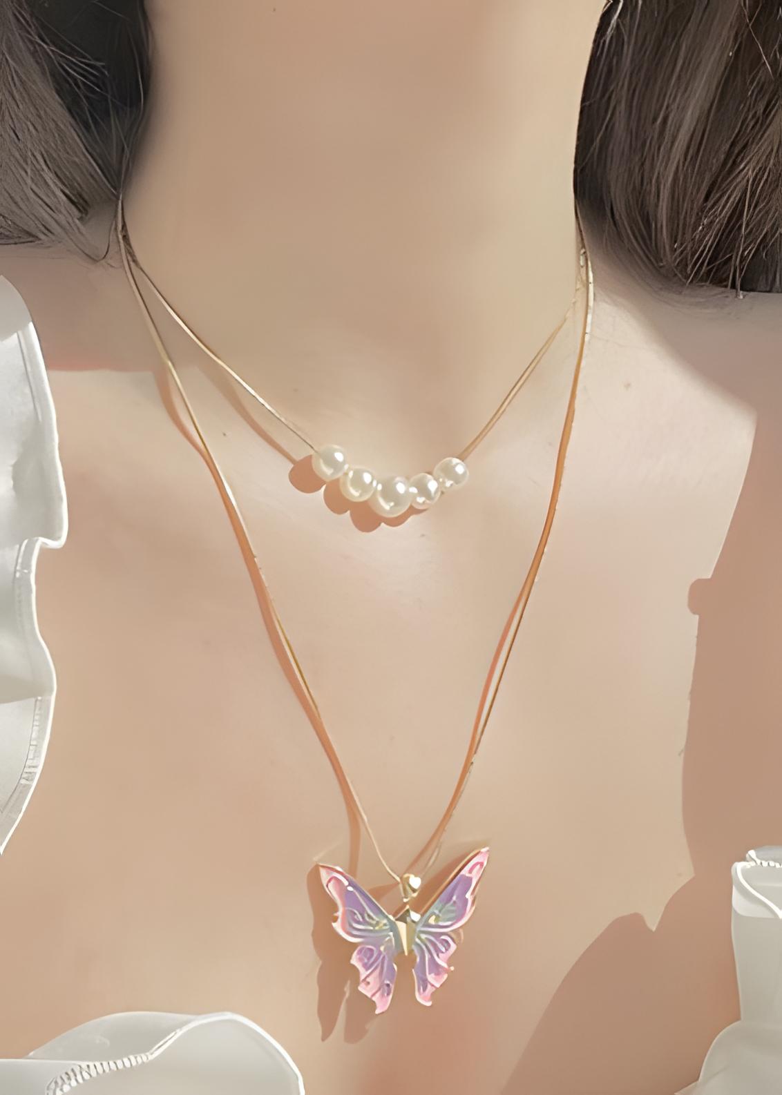 FairyWing - Collier pendentif papillon féérique