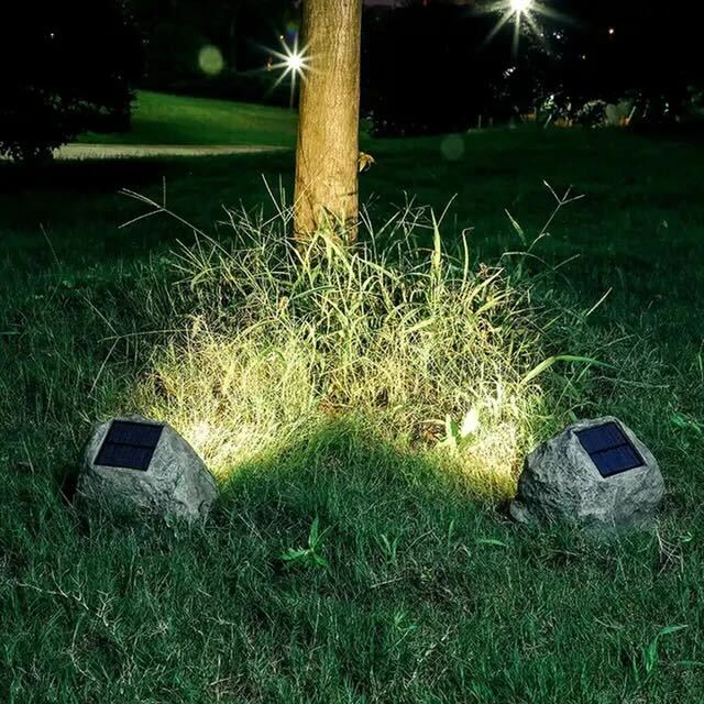 Rocky Glow - Lampe Solaire Élégante pour Extérieur