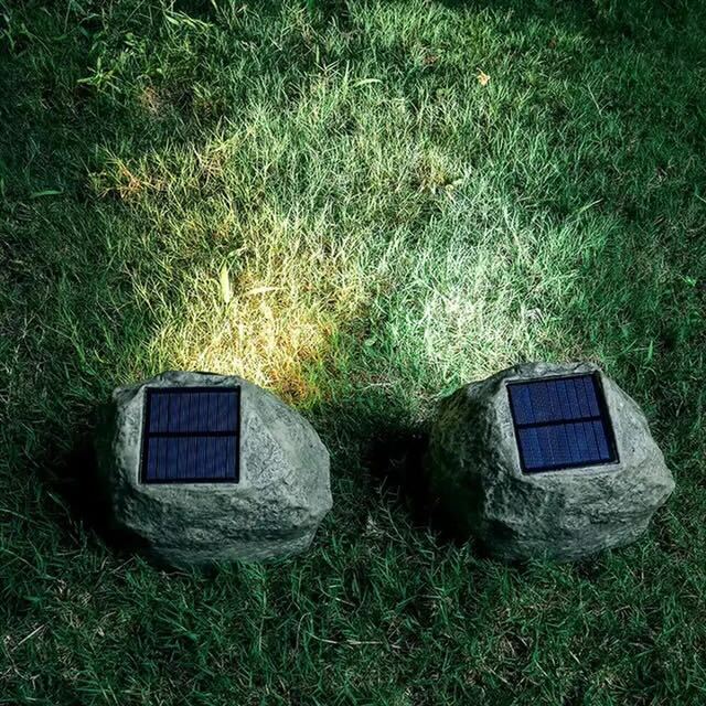 Rocky Glow - Lampe Solaire Élégante pour Extérieur
