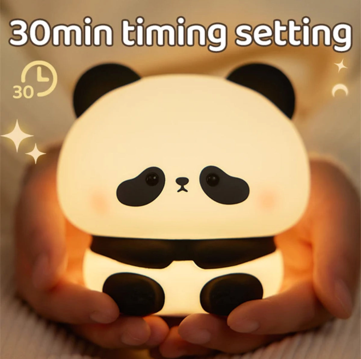 CuddlePanda - Colorful LED Panda Night Light for Kids