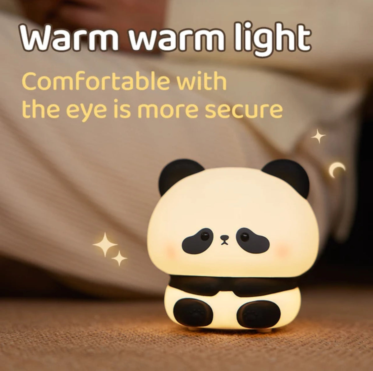 CuddlePanda - Colorful LED Panda Night Light for Kids