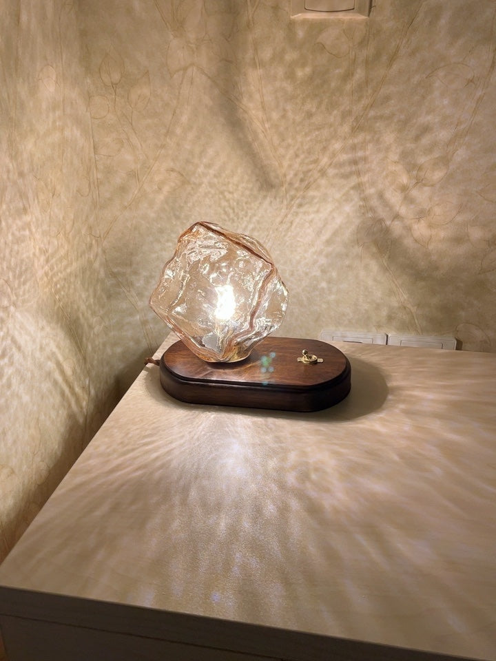GlowCraft Table Lamp - Elegant Wireless Lamp with Motion Sensor