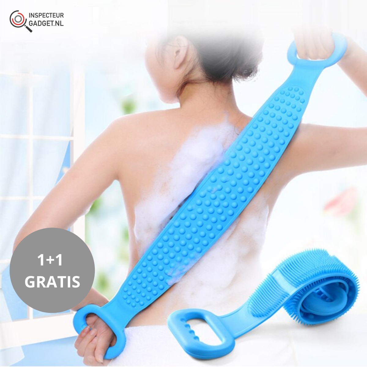 Massage Brush Pro - Silicone Exfoliating Body Massage Brush
