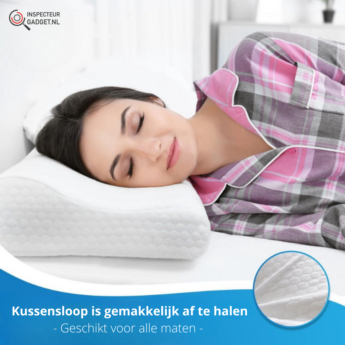 ButterflyPillow Deluxe - Ergonomic Memory Foam Pillow for Restorative Sleep