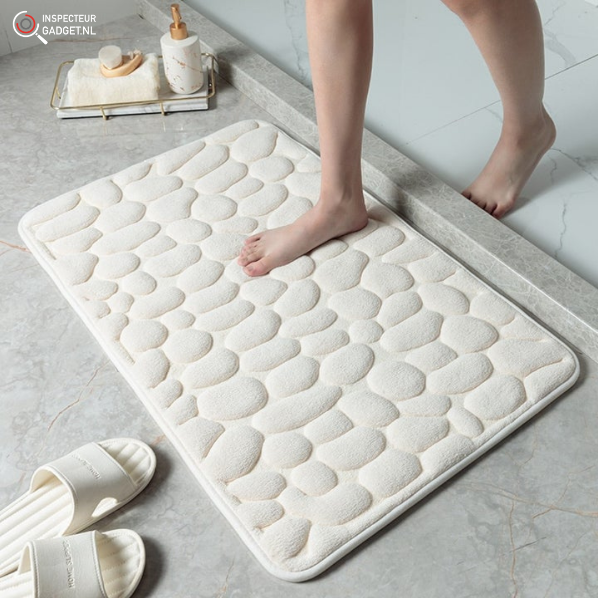 Premium Stone Absorbmat - Non-Slip Absorbent Bath Mat