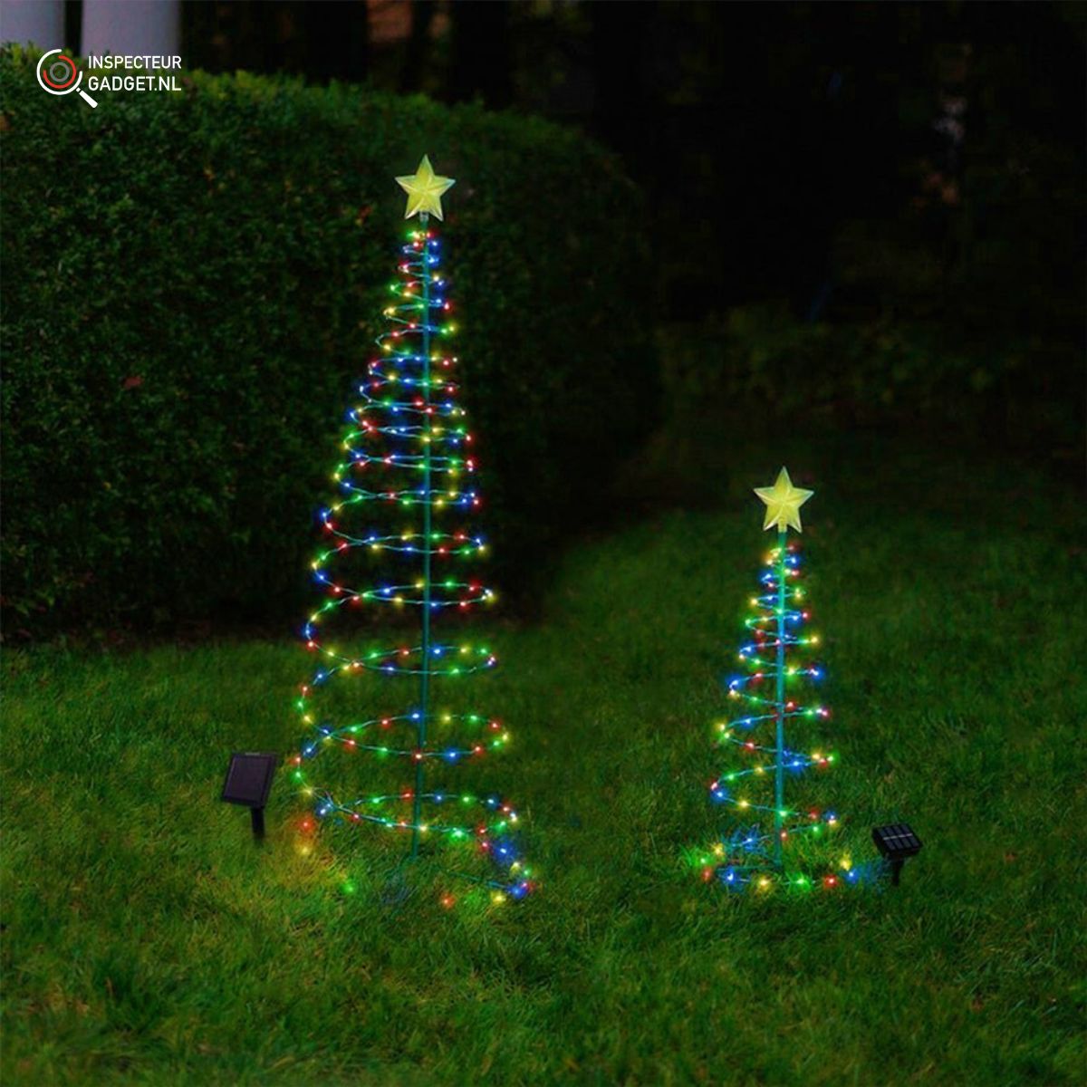 RoamFir - Cordless Solar Christmas Tree for Outdoor Garden Lighting