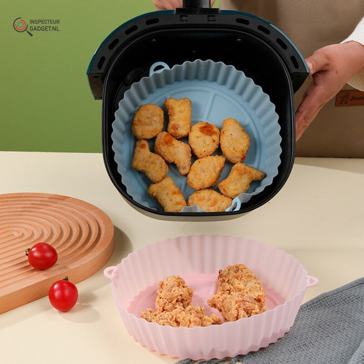 Air Basket - Reusable Silicone Air Fryer Basket