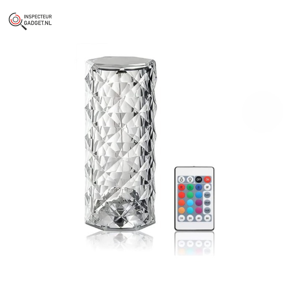 Kristallight - Rechargeable 16-Color Table Lamp
