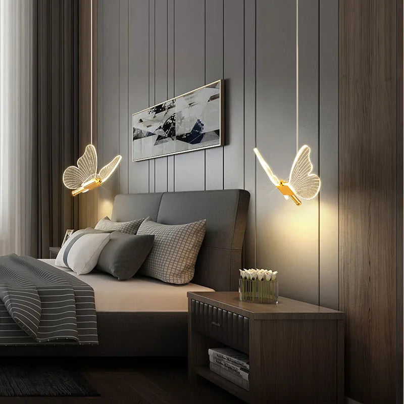 ButterGlow - Butterfly LED Pendant Light for Modern Interiors