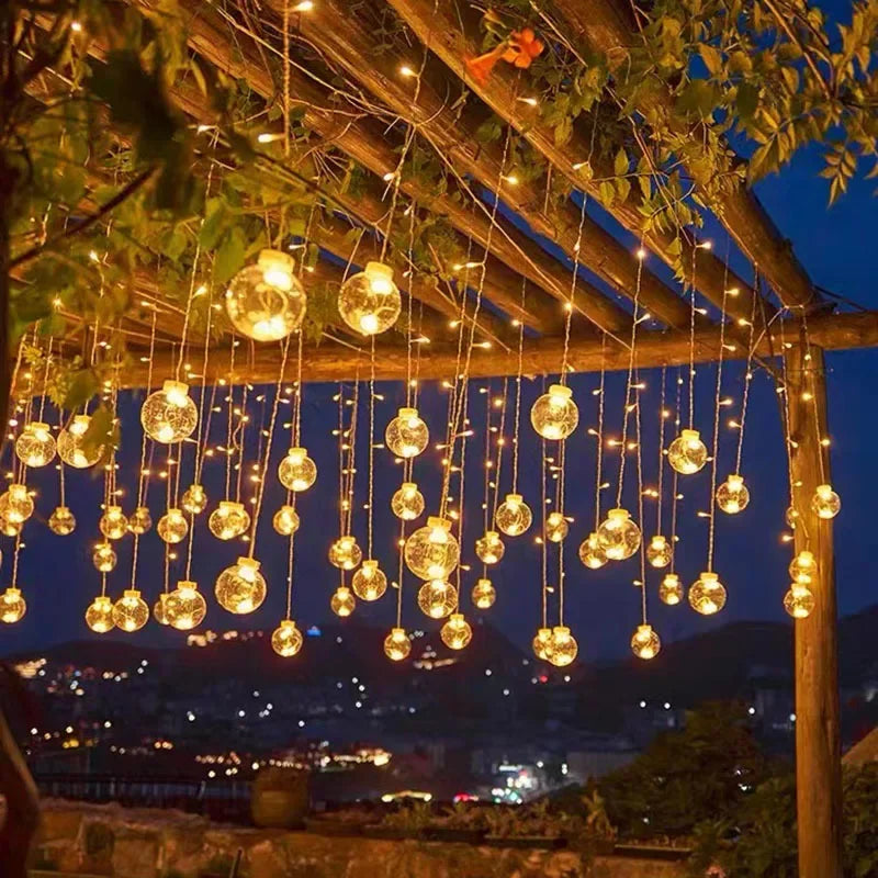TwinkleLights - Rideau Lumineux LED Étanche pour Extérieur