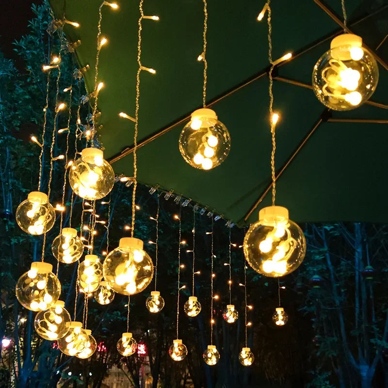 TwinkleLights - Rideau Lumineux LED Étanche pour Extérieur