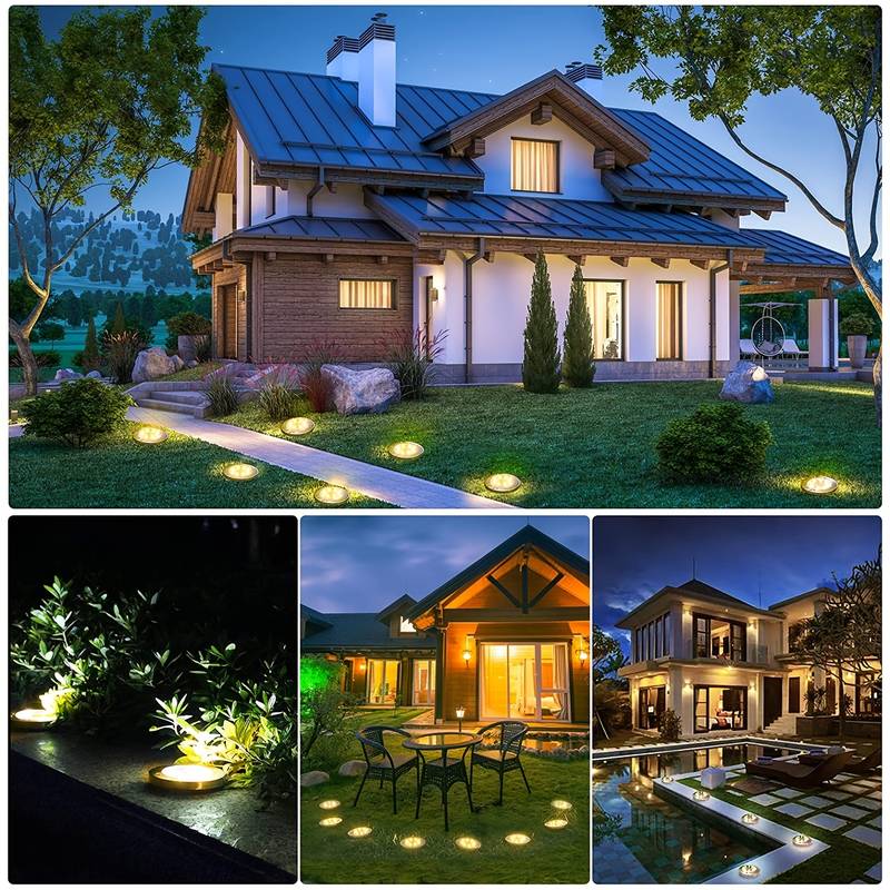 GlowSphere - Éclairage LED Solaire Sans Fil pour Jardin et Allée