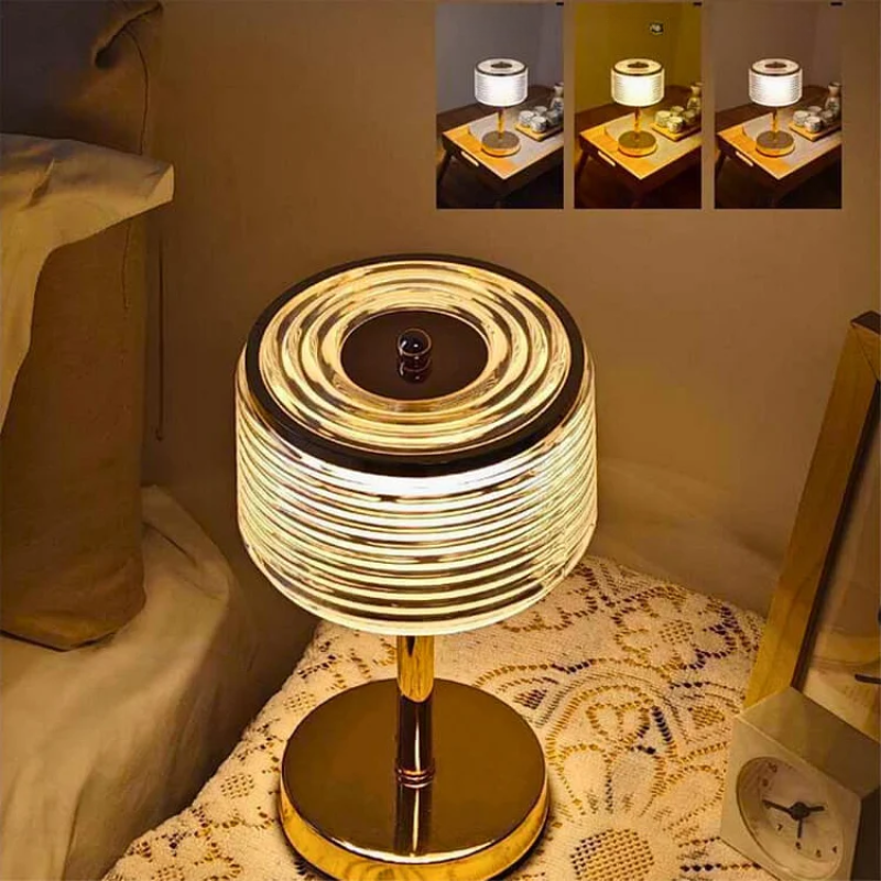 GlowRing Light - Round LED Table Lamp with Modern Design