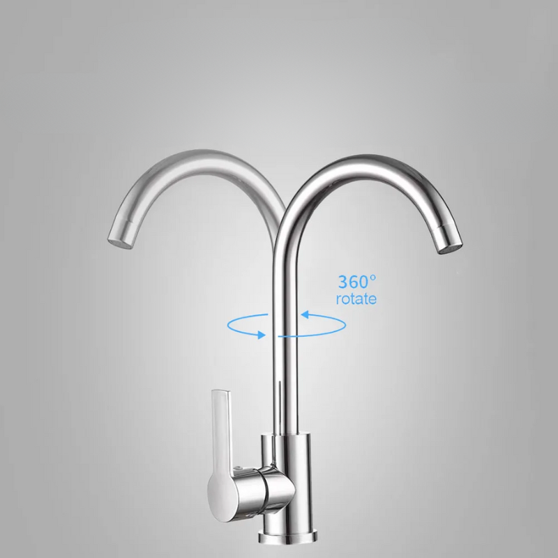 AquaShine - Modern Chrome Kitchen Faucet
