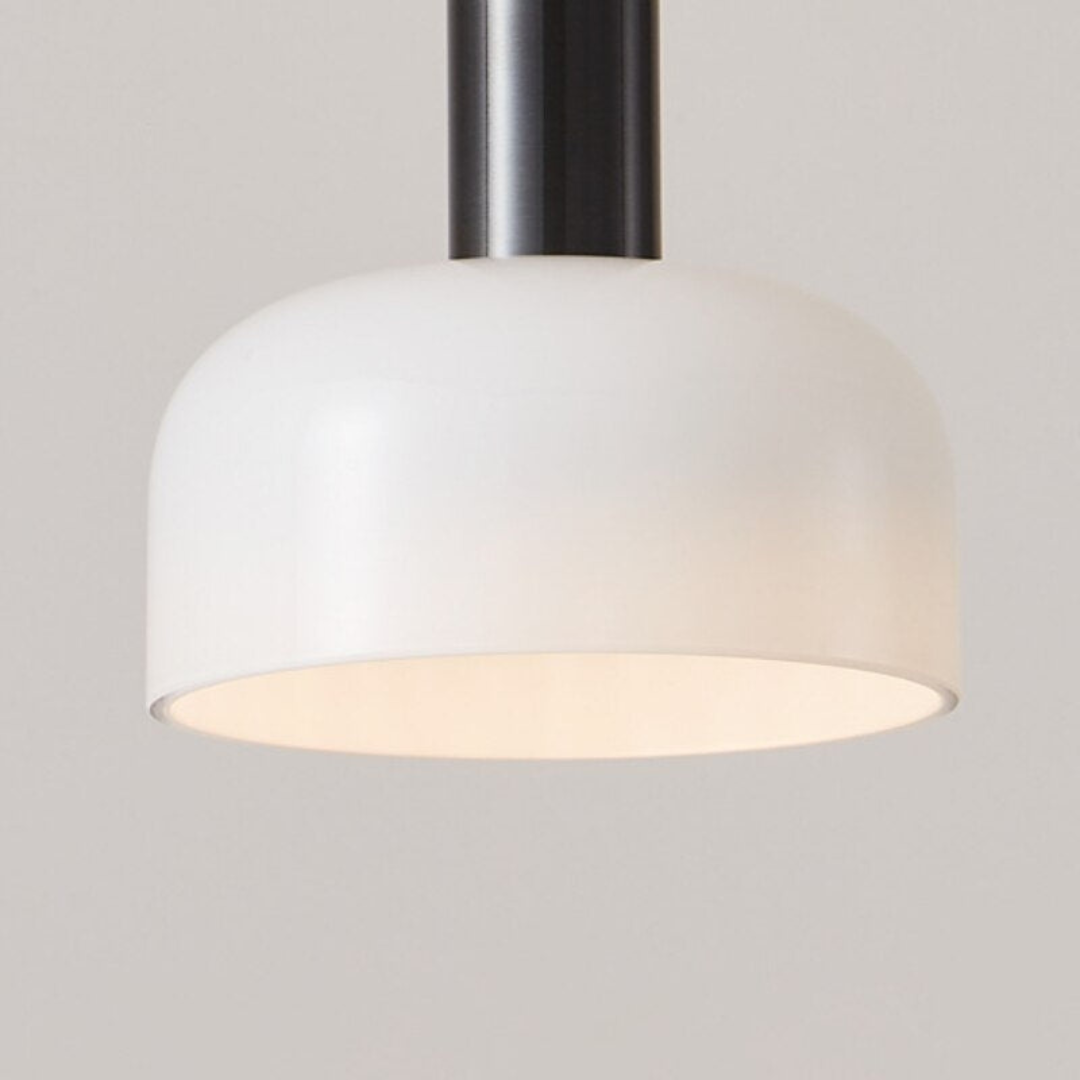 SpireGlow - Minimalist Copper LED Pendant Light, Height Adjustable