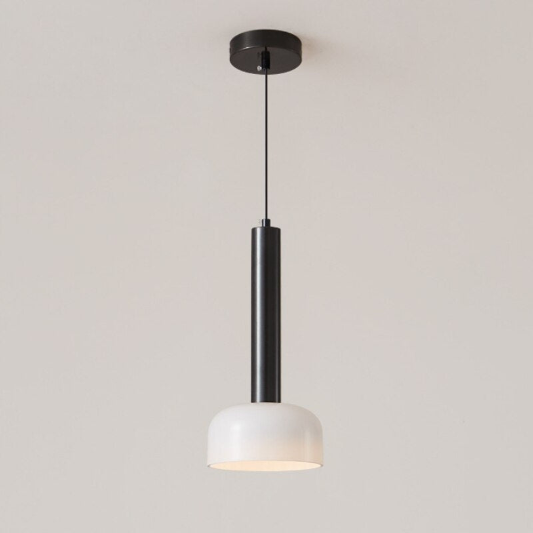 SpireGlow - Minimalist Copper LED Pendant Light, Height Adjustable