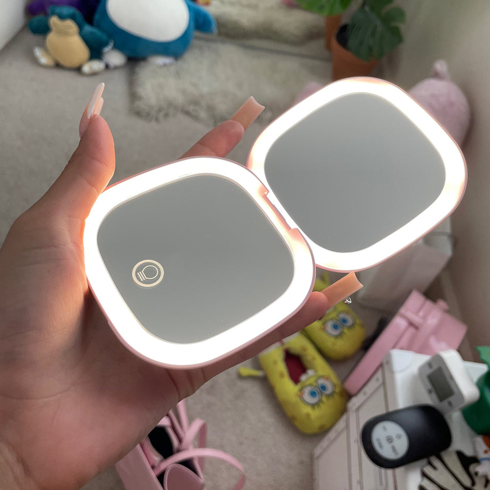 GlowMirror - Miroir Lumineux pour Look Rayonnant