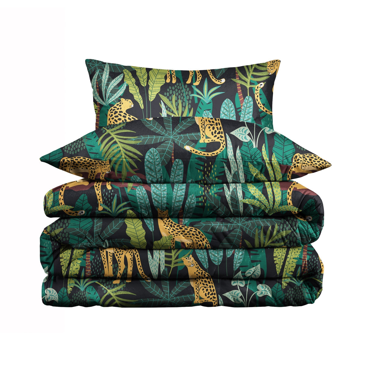 Leopard Safari - Luxury Egyptian Cotton Bedding Set