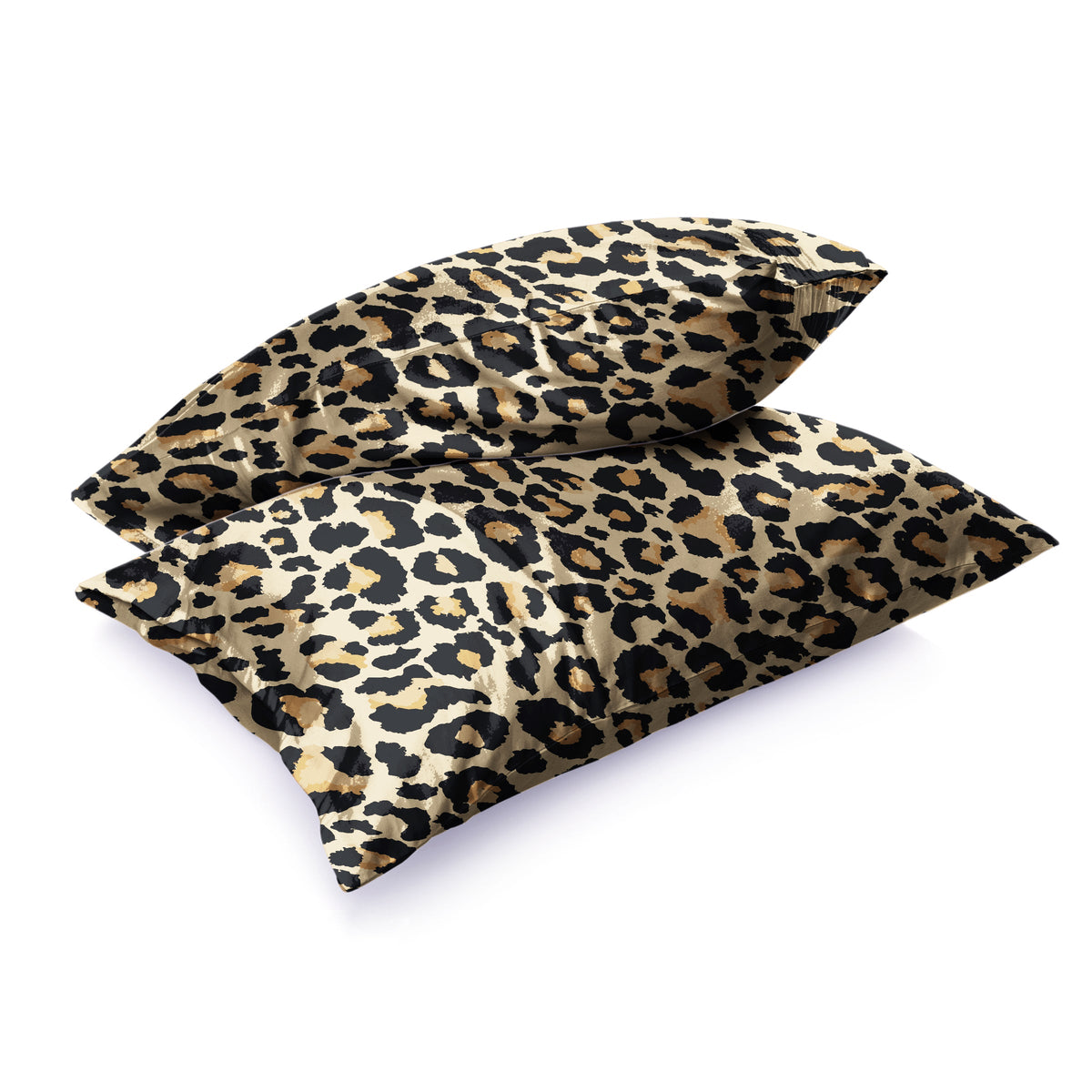 LeopardGlee - Luxury Egyptian Cotton Leopard Print Bedding Set