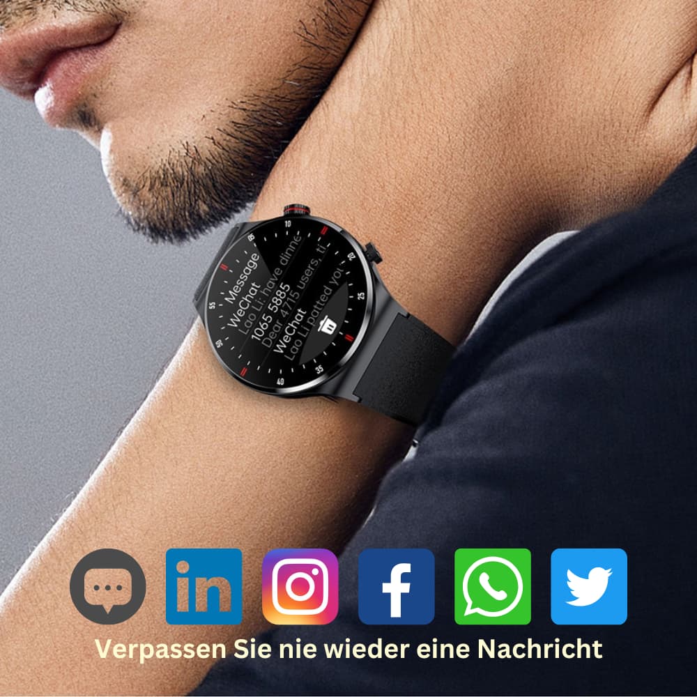 LuxeLife Smartwatch - Premium Montre Connectée