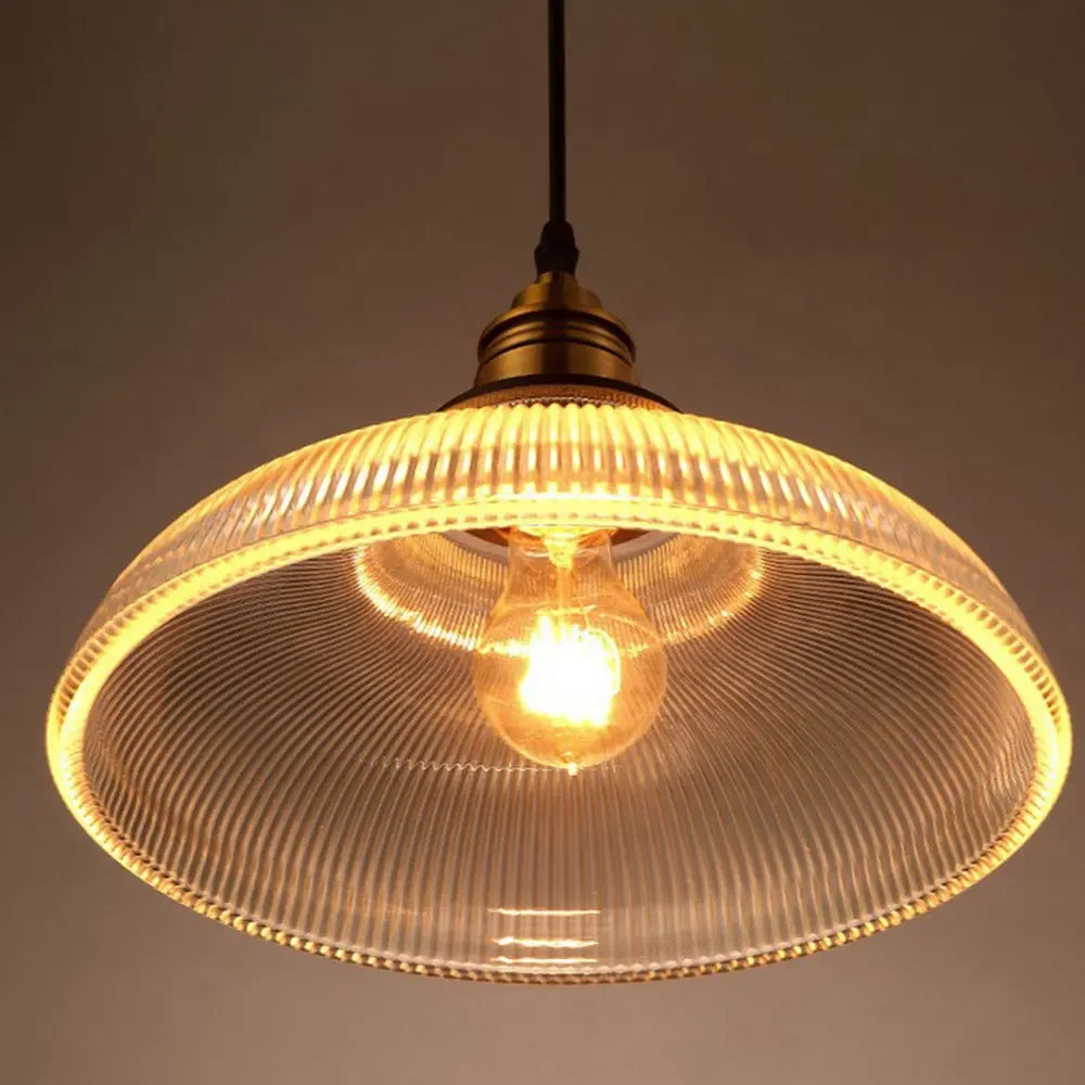 LumiAura | Élégante Suspension Verre Vintage Scandinave Luminaire 3