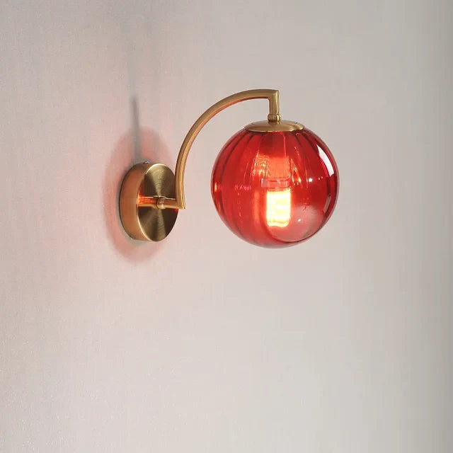 LuminaNordic | Élégante Applique Murale Design en Verre LED 4