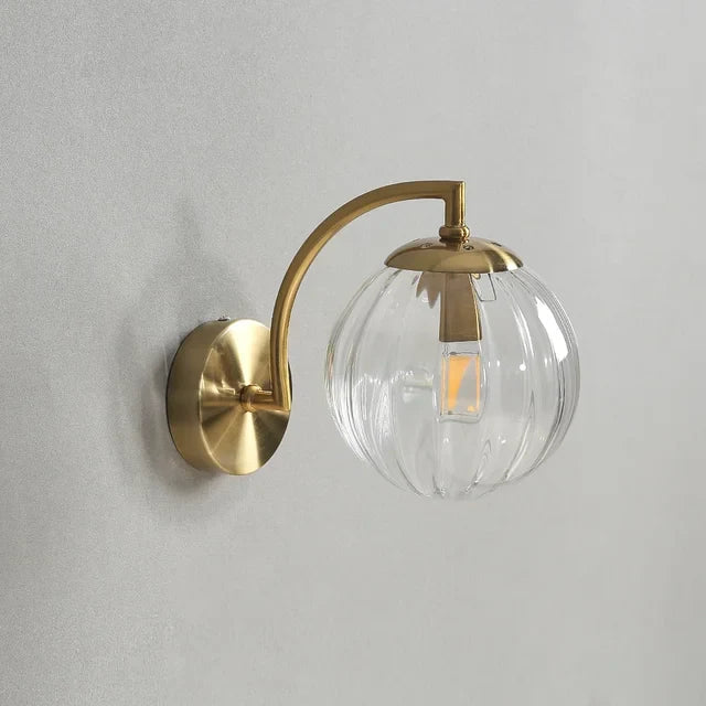 LuminaNordic | Élégante Applique Murale Design en Verre LED 7
