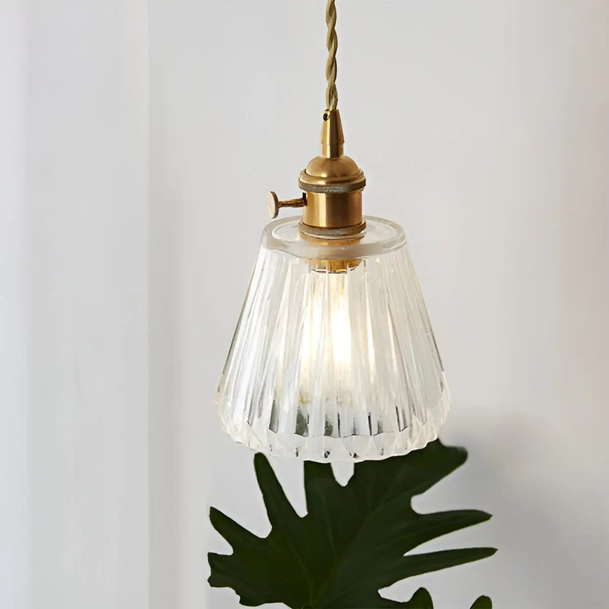 Nordic Luxe LED - Elegant Glass Chandelier for Living and Dining Rooms