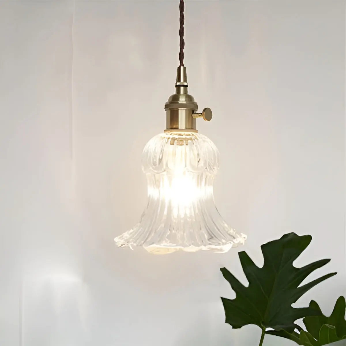 Nordic Luxe LED - Elegant Glass Chandelier for Living and Dining Rooms