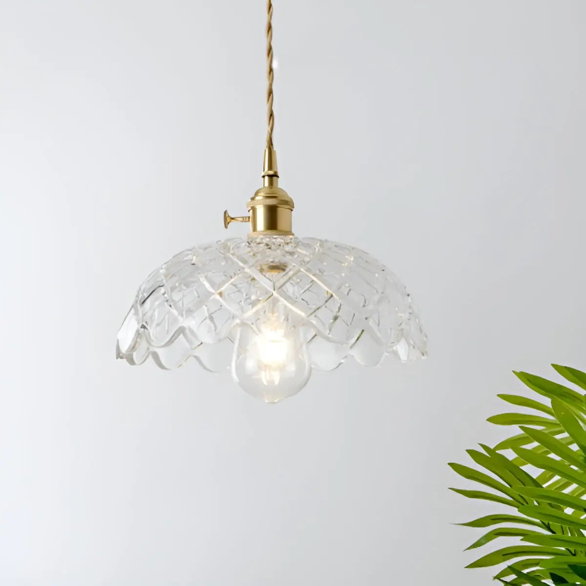 Nordic Luxe LED - Elegant Glass Chandelier for Living and Dining Rooms