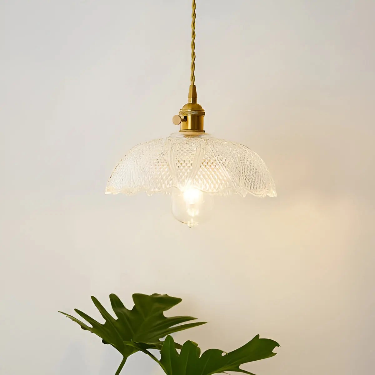 Nordic Luxe LED - Elegant Glass Chandelier for Living and Dining Rooms