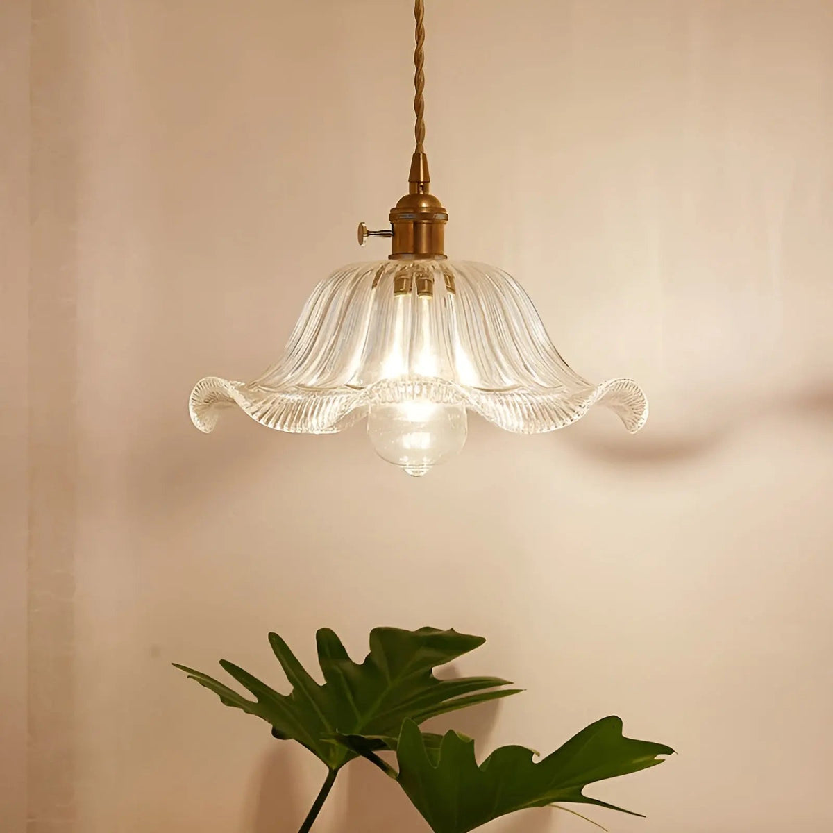 Nordic Luxe LED - Elegant Glass Chandelier for Living and Dining Rooms