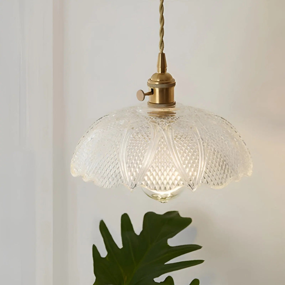 Nordic Luxe LED - Elegant Glass Chandelier for Living and Dining Rooms