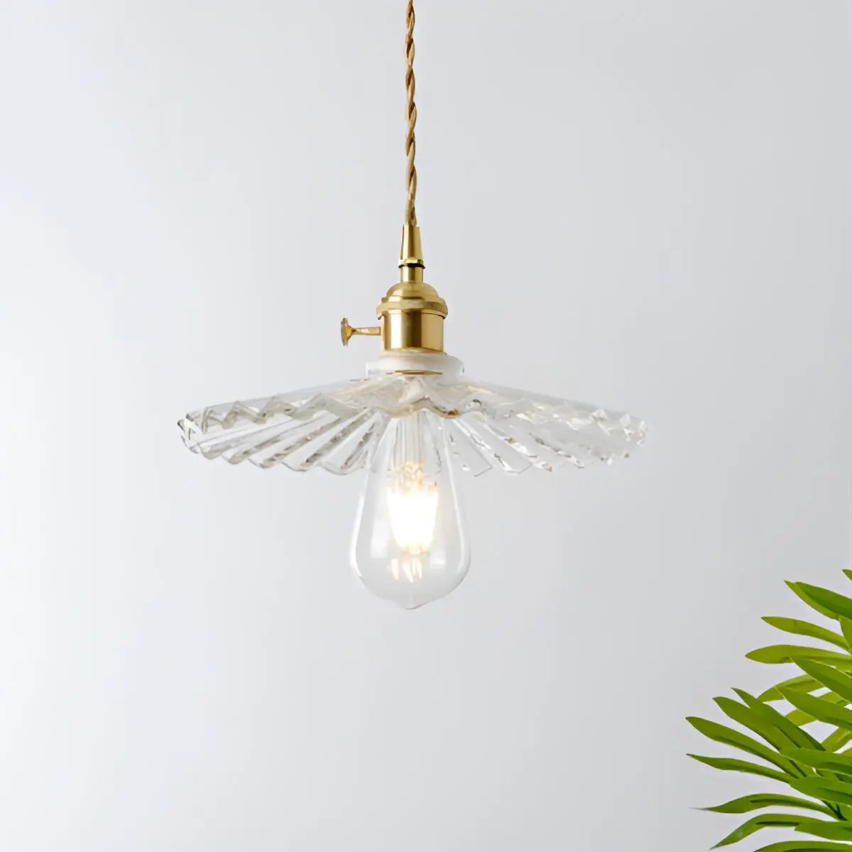 Nordic Luxe LED - Elegant Glass Chandelier for Living and Dining Rooms