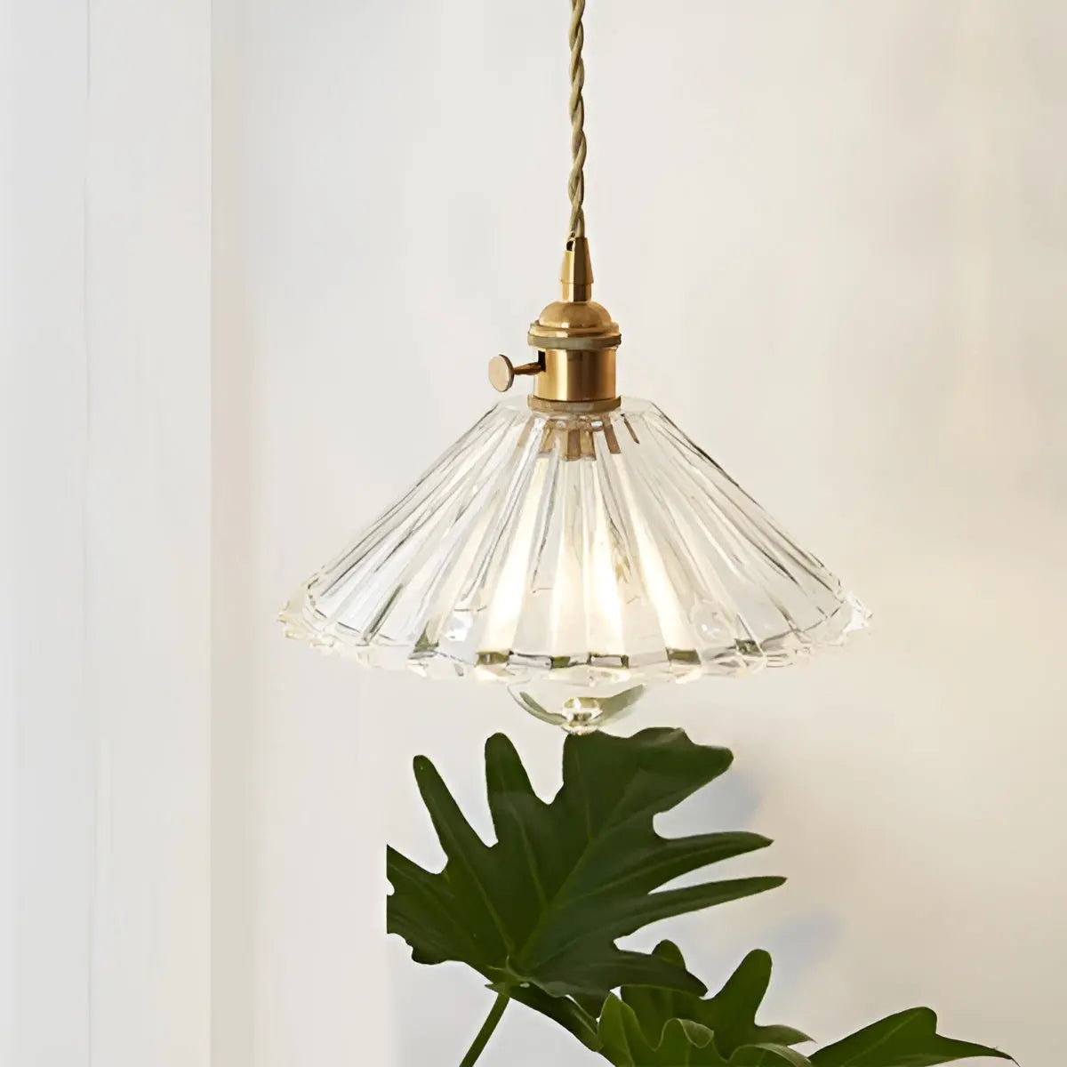 Nordic Luxe LED - Elegant Glass Chandelier for Living and Dining Rooms