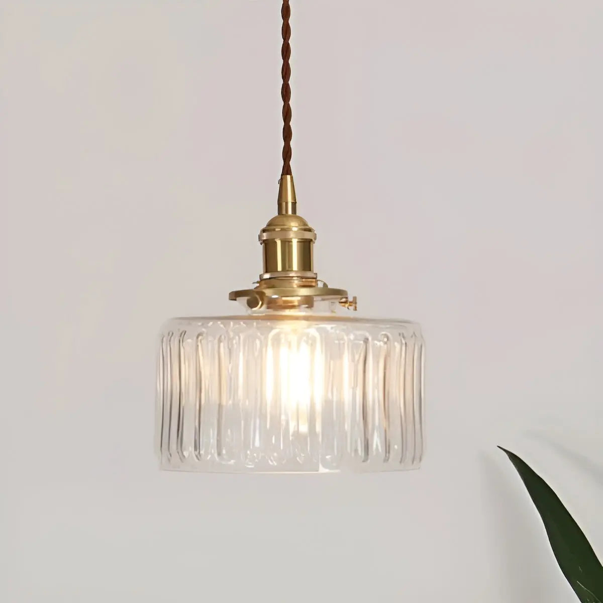 Nordic Luxe LED - Elegant Glass Chandelier for Living and Dining Rooms