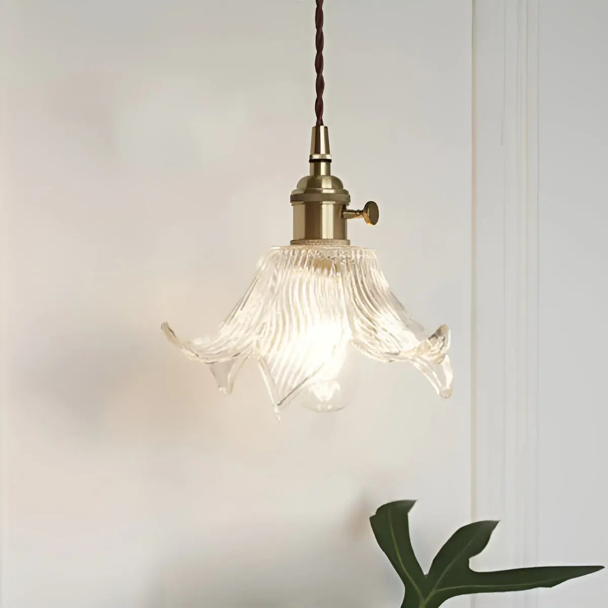 Nordic Luxe LED - Elegant Glass Chandelier for Living and Dining Rooms