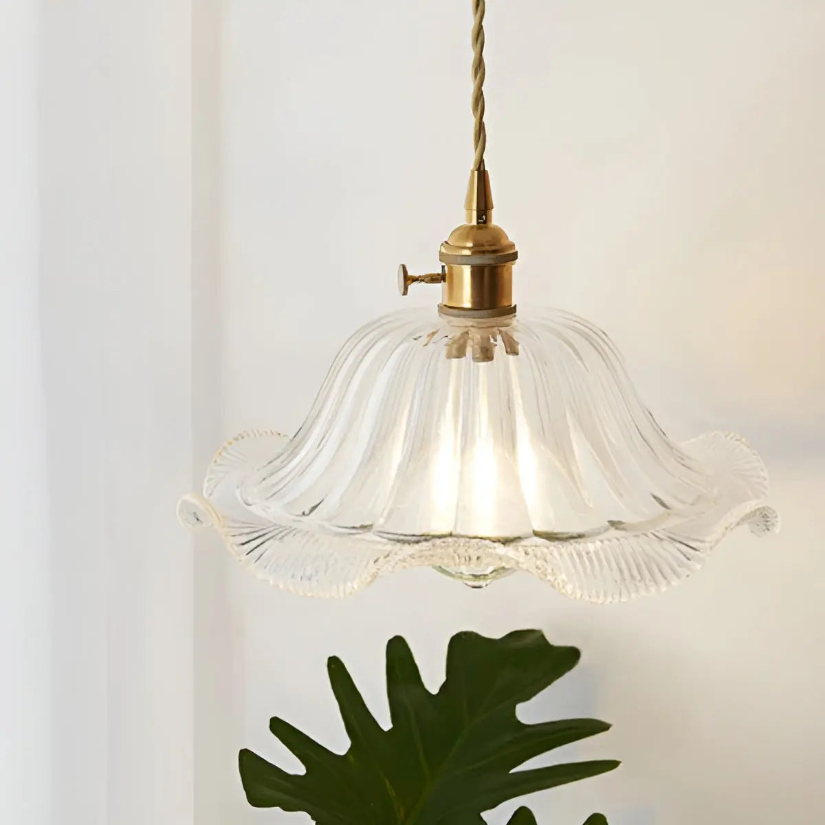 Nordic Luxe LED - Elegant Glass Chandelier for Living and Dining Rooms