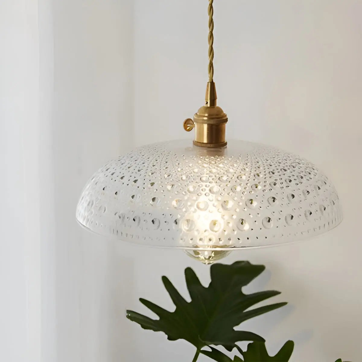 Nordic Luxe LED - Elegant Glass Chandelier for Living and Dining Rooms