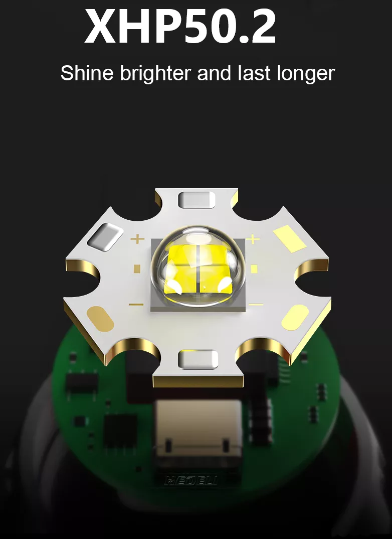 LumiBeam Zaklamp - Lampe Torche LED Rechargeable