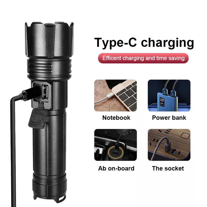 PowerBeam - Lampe Torche LED Rechargeable Aventure