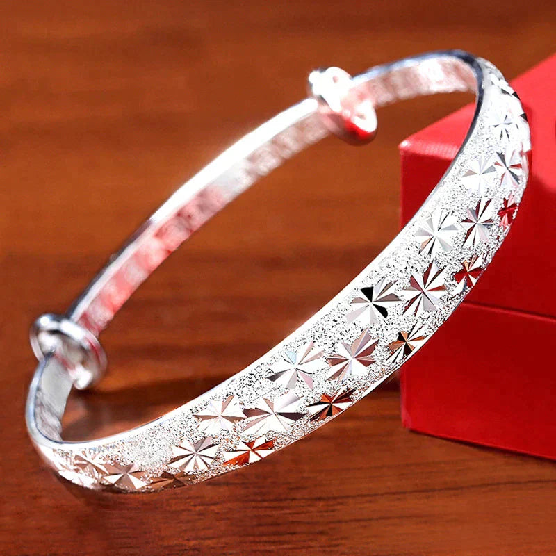 Bracelet Argent Étoile - Design Élégant et Polyvalent