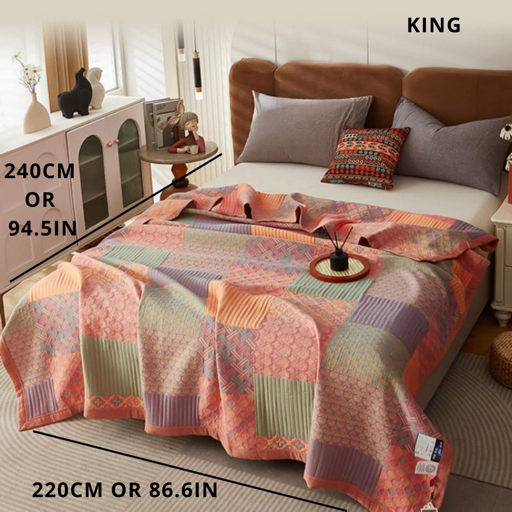 Pandora - Reversible Colorful Duvet in Soft Cotton