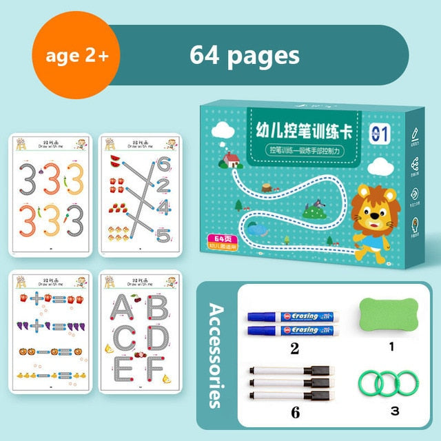 TraceMaster - Educational Handwriting Practice Workbook