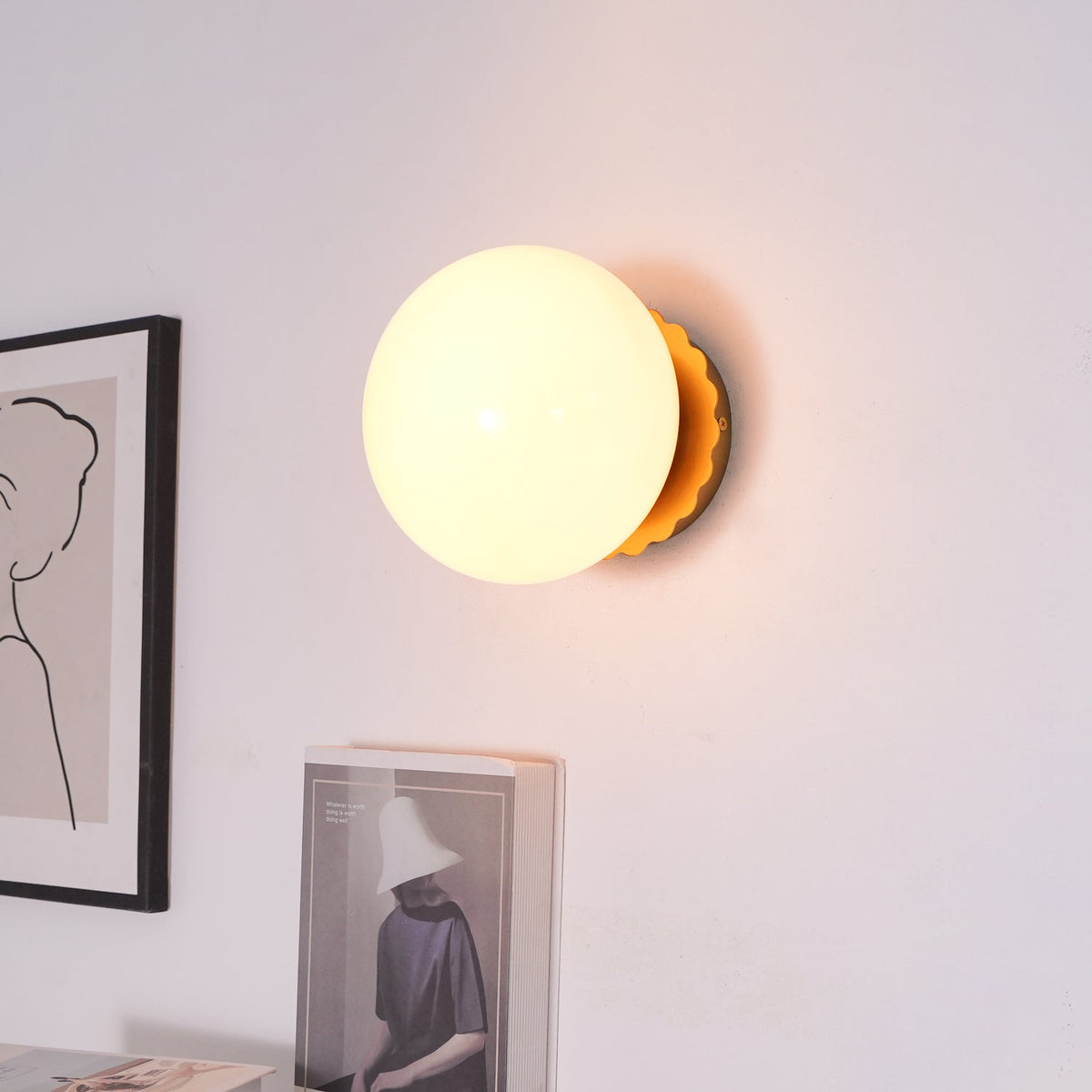 Tamrose - Pink Glass Wall Sconce for Elegant Interiors