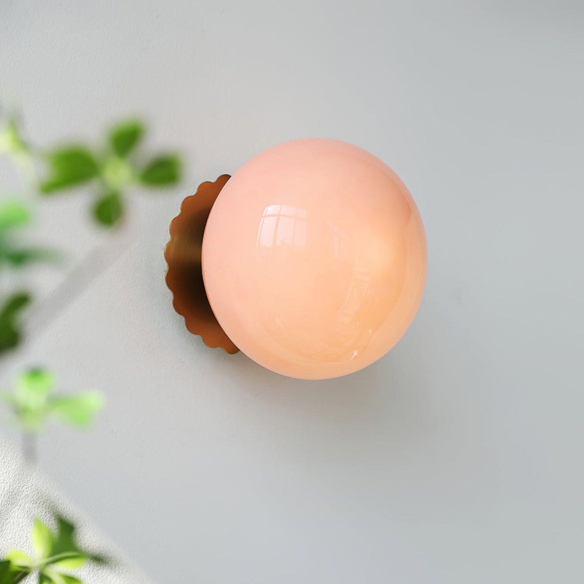 Tamrose - Pink Glass Wall Sconce for Elegant Interiors