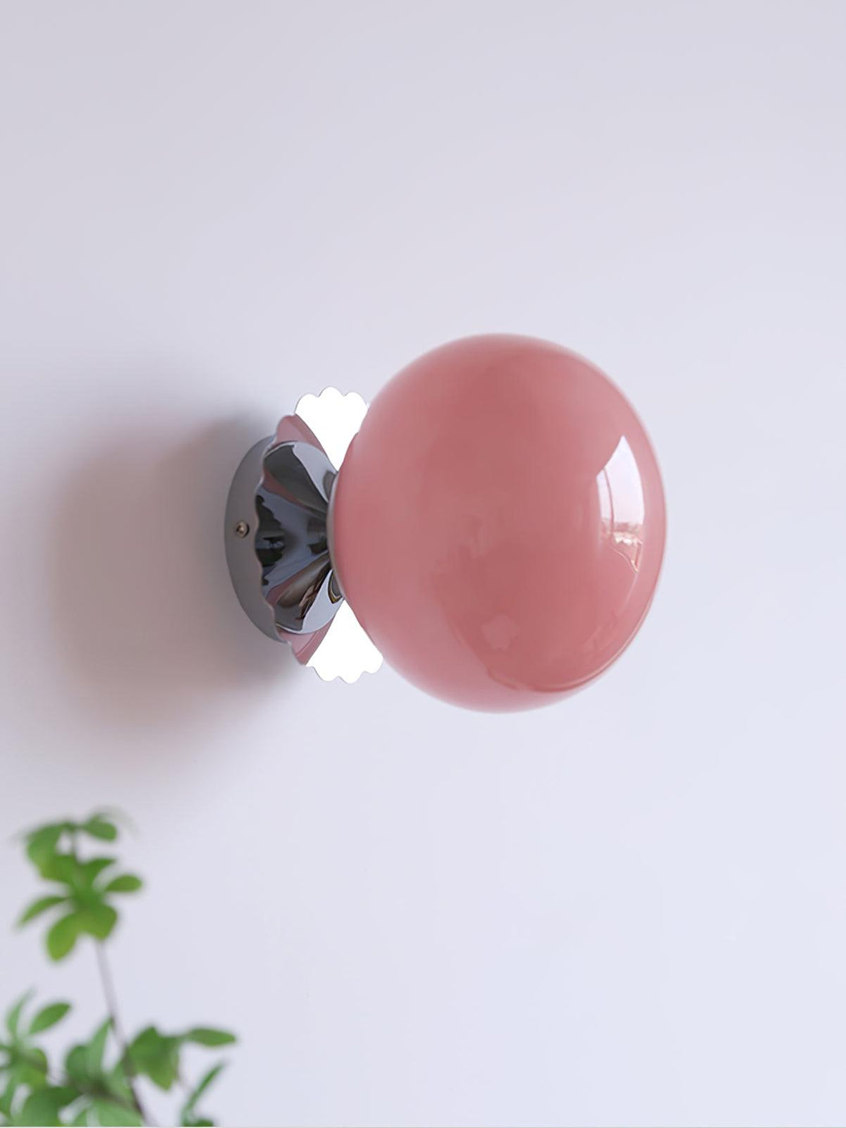 Tamrose - Pink Glass Wall Sconce for Elegant Interiors