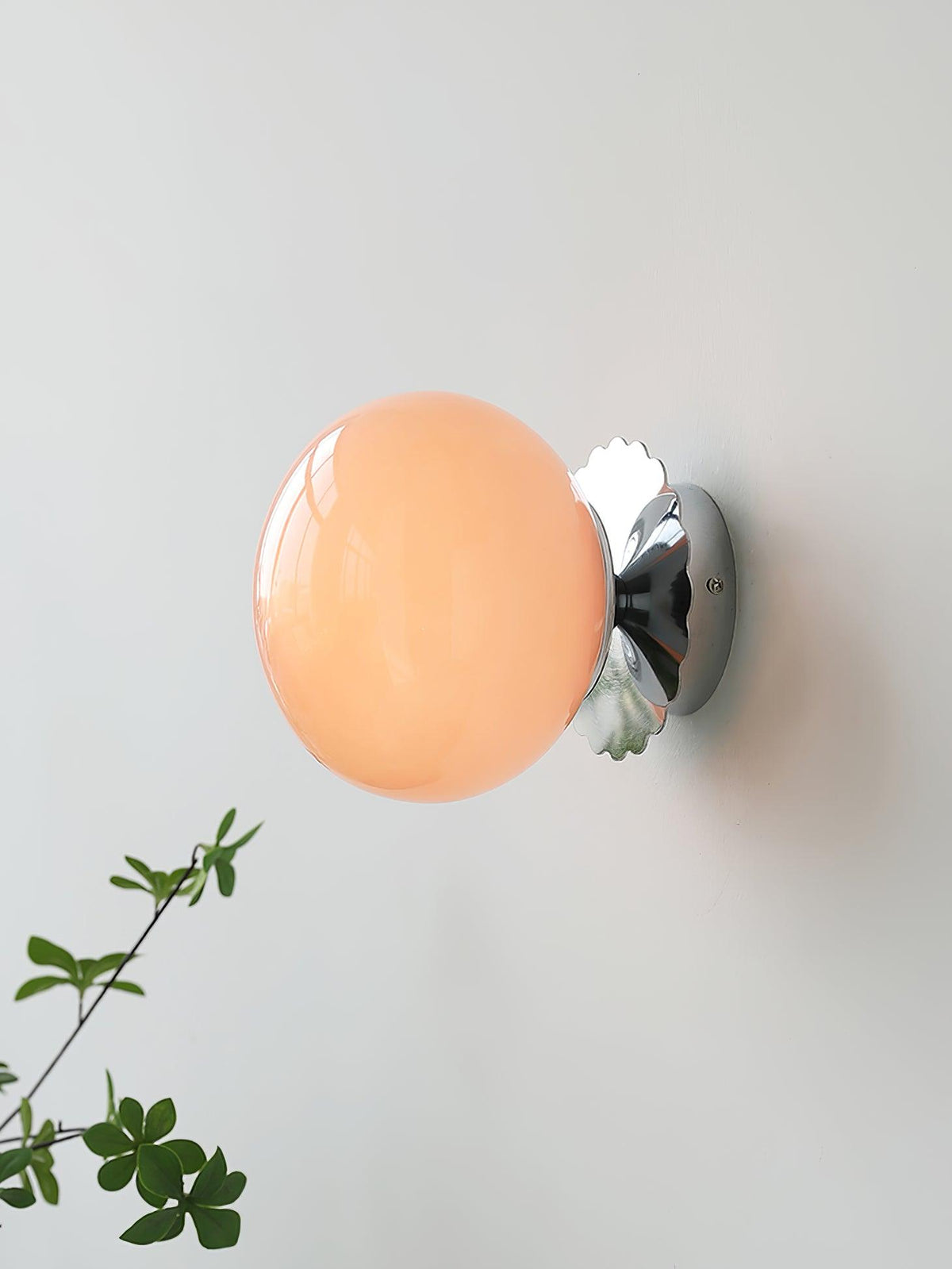 Tamrose - Pink Glass Wall Sconce for Elegant Interiors